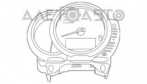 Щиток приборов Mini Cooper F56 3d 14-21 дорест