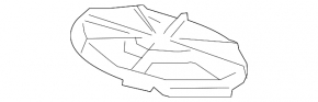 Крышка фары BMW 7 G11 G12 16-22