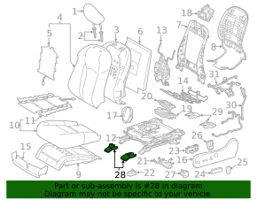 Заглушка салазки водительского сиденья передняя правая Lexus RX350 RX450h 16-19 серая
