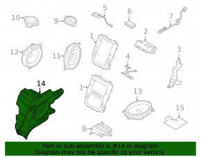 Сабвуфер Subaru Outback 20-25 harman kardon
