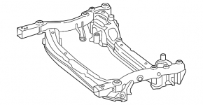 Подрамник передний Mercedes W213 E 17-23 RWD