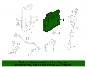 Блок ECU компьютер двигателя Ford Fusion mk5 17-20 1.5T