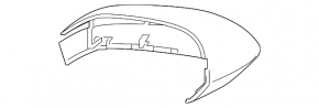Крышка бокового зеркала правая Lincoln Corsair 20-26