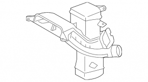 Воздухоприемник Toyota Sienna 11-16 3.5