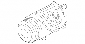 Компрессор кондиционера BMW X5 E70 07-13 3.0