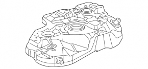 Топливный бак Toyota Highlander 01-07