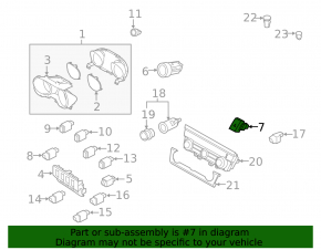 Кнопка аварийки Subaru Legacy 15-19