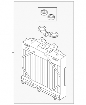Radiator răcire apă BMW 5 GT F07 10-17 550i, 550xi, Față, Superior, Primar, Interior, 550i GT, 650i, 4.4L, principal, 2013-17