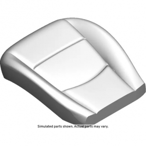 Пассажирское сидение Chevrolet Volt 11-15 без airbag, кожа беж