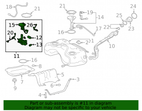 Топливный насос бензонасос Toyota Rav4 19-24 2.5