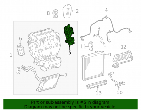 Мотор печки Servo sub-assy, damperfor mode Toyota Camry v40