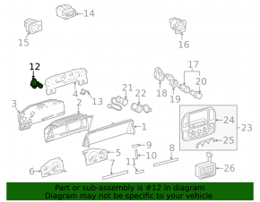 Senzor de viteză a transmisiei automate Lexus GS350 13-19