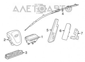 Подушка безопасности airbag заднего правого сиденья Buick Encore 13-22