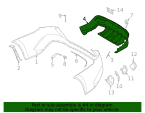 Prelungire bară spate Mercedes GLE 53/63 21-23 pentru senzori de parcare, pentru bara de remorcare, pachet AMG