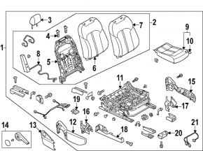 Occupant Sensor Mazda CX-90 24-26