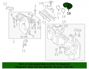 Воздуховод Honda CRV 17-19 2.4
