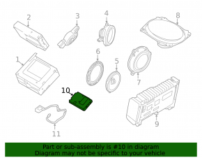 NAVIGATION CONTROL MODULE Infiniti QX50 19-21