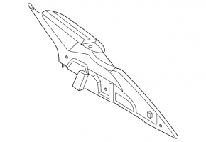 Ornament stâlp spate dreapta Nissan Murano 25-26 bej