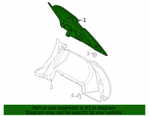 Ornament stâlp spate dreapta Nissan Murano 25-26 bej