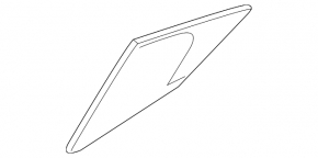 Стекло двери треугольник с уплотнителем заднее левое Mazda 3 19-22 4d Japan built