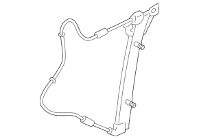 Стеклоподъемник с мотором передний правый Mazda3 03-09
