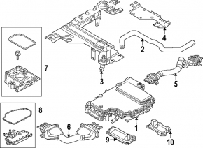 Кабель высоковольтный на инвертор Mazda CX-90 24-26 PHEV