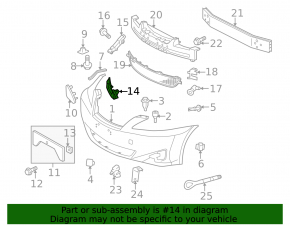 Крепление фары нижнее правое Lexus IS250 IS350 06-08