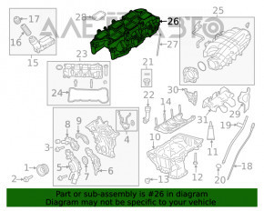 Коллектор впускной нижняя часть Chrysler Pacifica 17-26 3.6