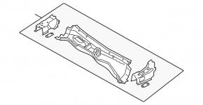 Suport stergator metalic Lexus GS300 GS350 GS430 GS450h 06-11
