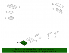 Keyless Entry Control Module Audi Q3 15-18