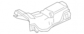 Защита выпускного коллектора Mazda CX-5 13-16 2.5