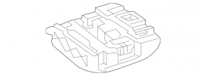Plafonul de iluminare frontal pentru Mercedes GLA 14-20 fără plafon panoramic, gri