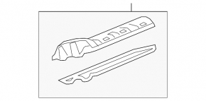 Крышка клапанов левая Cadillac CTS 14-16 3.6 LFX