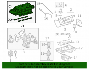 Коллектор впускной Toyota Sequoia Tundra 08-08 4.6 5.7
