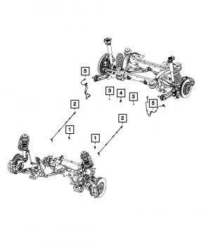 Датчик ABS передний левый Jeep Cherokee KL 14-23
