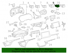 Кнопка открытия багажника Toyota Camry v70 18-24