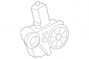 Geam electric cu motor spate dreapta Toyota Sienna 11-15