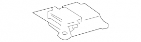 Modulul computerizat al airbag-urilor SRS pentru pernele de aer de siguranță Lexus IS250 06-13