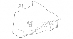 Garnitură podea portbagaj pentru Mercedes X167 GLS 450 580 20-26