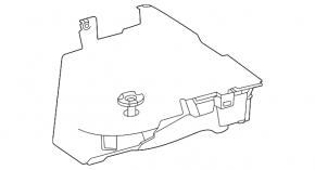 Garnitură podea portbagaj pentru Mercedes X167 GLS 450 580 20-26