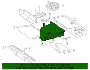 Garnitură podea portbagaj pentru Mercedes X167 GLS 450 580 20-26