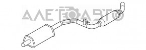 Выпускная трасса в сборе без катализатора Ford Focus mk3 11-18 2.0 тип 1