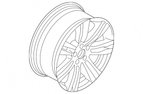 Диск колесный R20x10J BMW X5 E70 07-13 333 стиль, orbit-grau