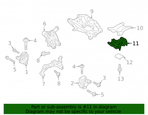Подушка АКПП Audi Q7 16-26 3.0T
