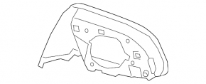 Корпус зеркального элемента правый BMW X2 F39 18-23 Shadow-Line