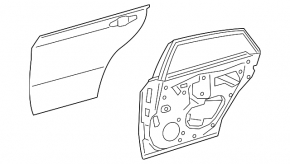 Дверь голая задняя правая Toyota Avalon 19-22