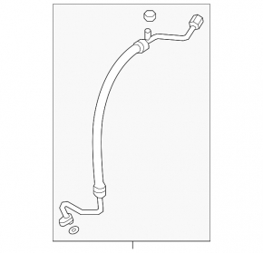 Teava aer conditionat compresor-incalzitor Honda CRV 12-16 nou original