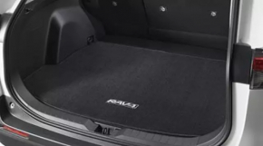 Коврик багажника ткань Toyota Rav4 19-25 черная, без сабвуфера