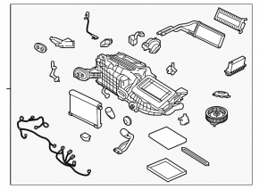 Radiatorul asamblat Jaguar F-Pace X761 17 AJ126, 2.0d