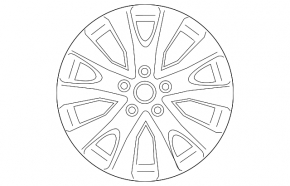 Комплект дисков R17 4шт Subaru Legacy 15-17